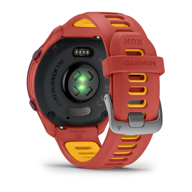 Garmin Forerunner 170 Music - Red Pink with Red Pink/Mango Band | 010-03920-13 - Image 10