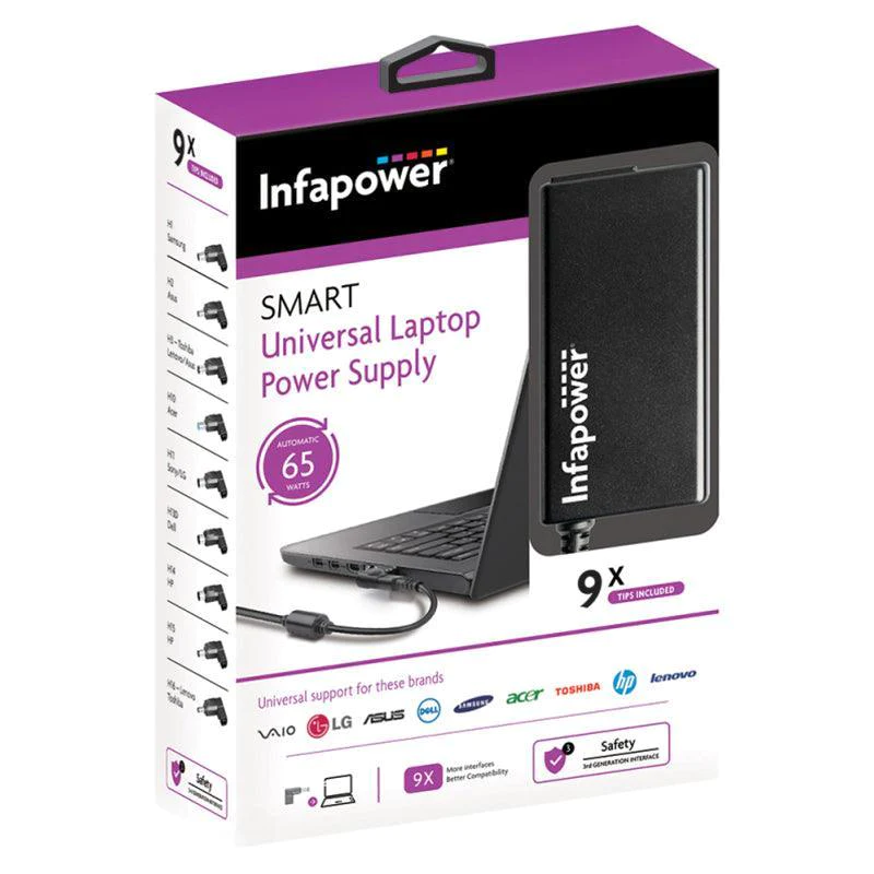 Infapower 65w Laptop Charger | 211425 Infapower 65w Laptop Charger | 211425