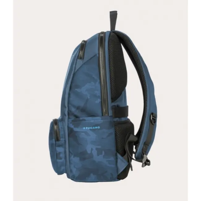 Tucano Backpack for Laptop and MacBook 16" | Blue Camouflage | BKTER15-CAM-B - Image 3