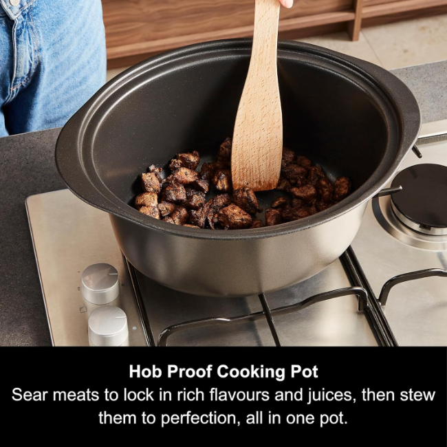 Morphy Richards Accents 6.5 Litre Slow Cooker | Red | 461026 - Image 6