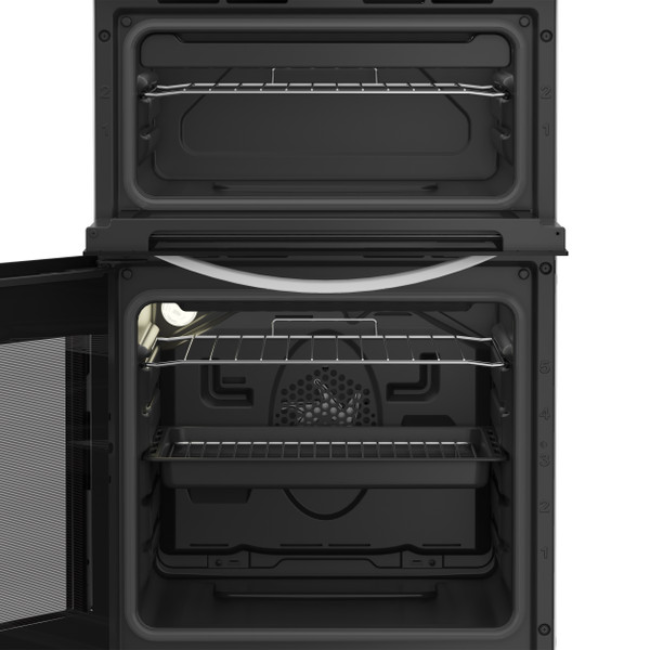 Indesit 50cm Freestanding Double Cooker - Black and White | ITE5VMW - Image 6