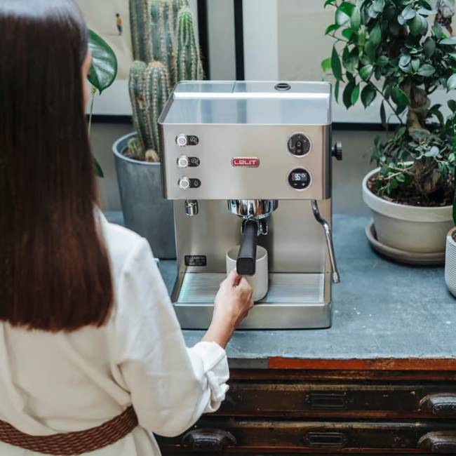 Lelit Elizabeth Coffee Machine - Brushed Stainless Steel | PESEL01BSS2GX1 - Image 6