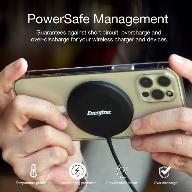Energiser 15w Magnetic Qi Wireless Charger For iPhones | BWCP119 - Image 5