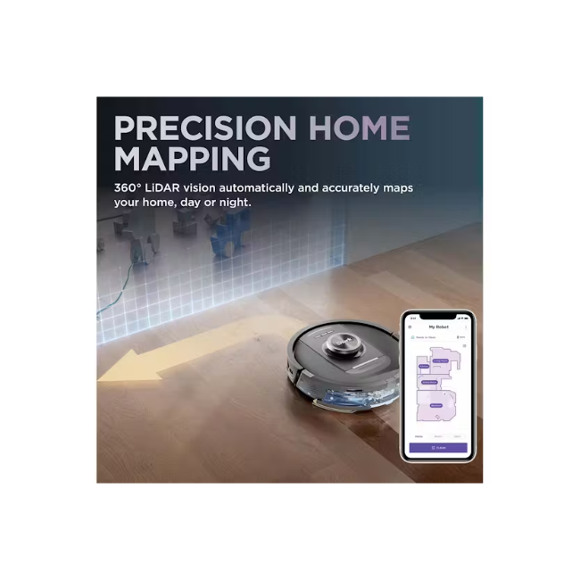 Shark PowerDetect NeverTouch 2-in-1 Self-Empty & Self-Refill Robot Vacuum & Mop - Black | RV2800YEUK - Image 7