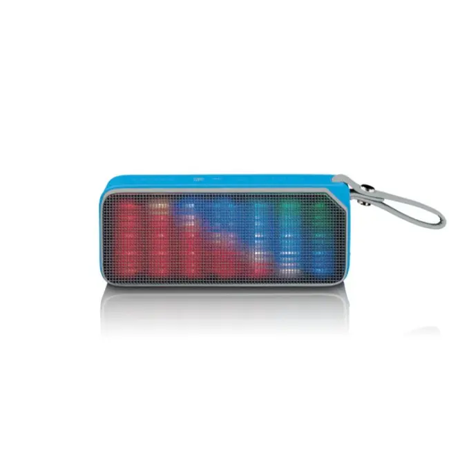 Lenco Bluetooth Stereo Speaker With Party Lights | Blue | BT-191BU