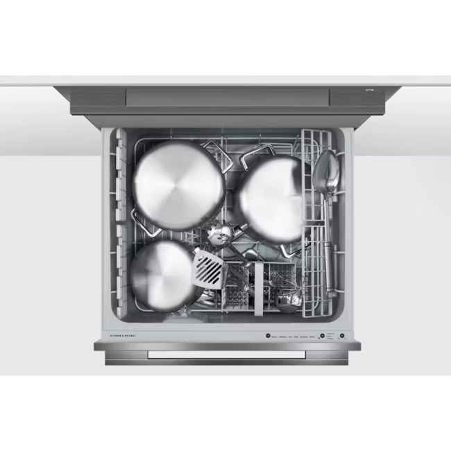 Fisher Paykel Double Integrated Dishwasher -  Black Stainless Steel | DD60DDFHB9 - Image 7