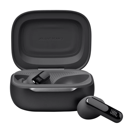 JBL Live Beam 3 Wireless Noise Cancelling Earbuds w/ Smart Case - Black | LIVEBEAM3BLK - Image 2