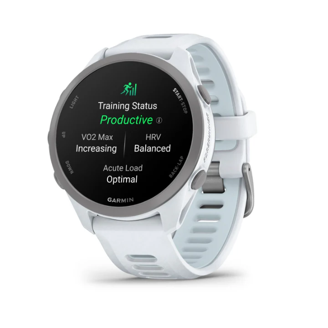 Garmin Forerunner 170 Music - Whitestone with Whitestone/Cloud Blue Band | 010-03920-11 - Image 3