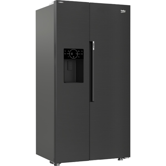 Beko Fridge Freezer - Black Steel | ASP342VPZ - Image 2