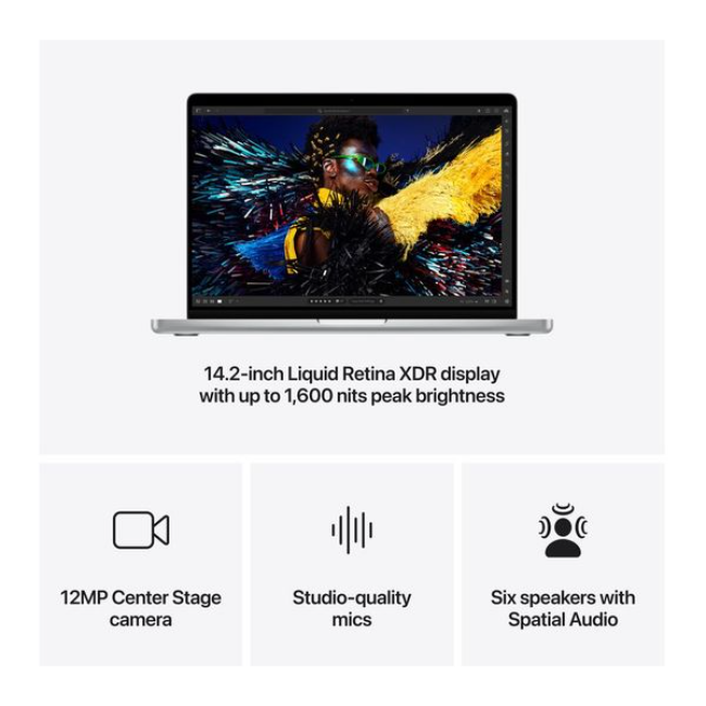 14" MacBook Pro 24gb 512gb - Silver | MX2E3B-A - Image 5