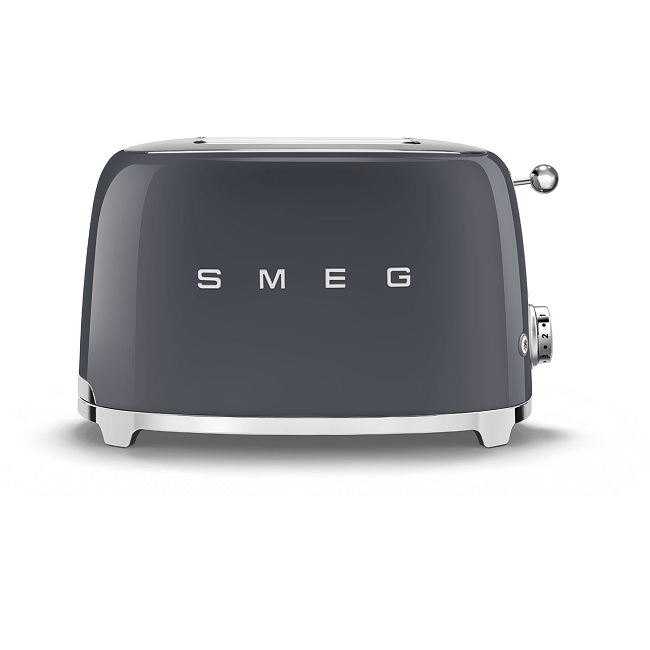 Smeg 50's Retro Style Slate Grey 2 Slice Toaster | TSF01GRUK Smeg 50's Retro Style Slate Grey 2 Slice Toaster | TSF01GRUK