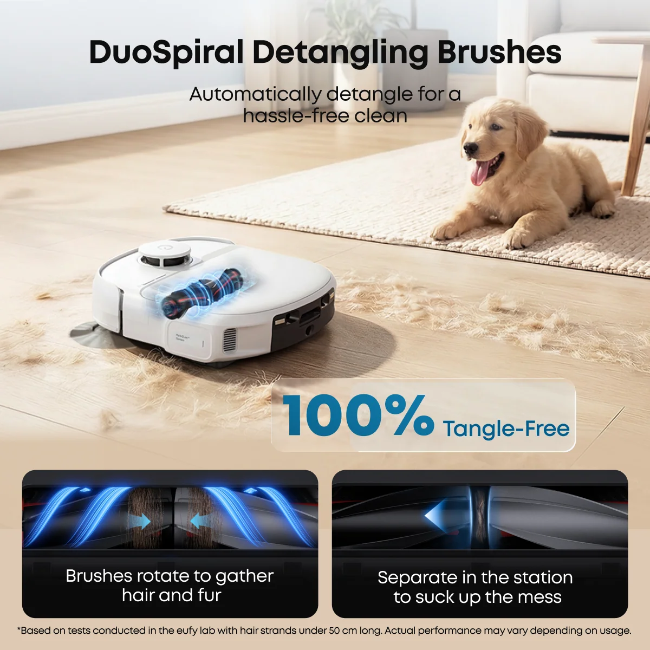 Eufy Omni C28 Robot Vacuum - White | T211AV20 - Image 8