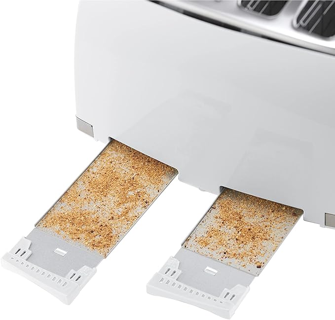Russell Hobbs Honeycomb 4 Slice Toaster - White | 26070 - Image 5
