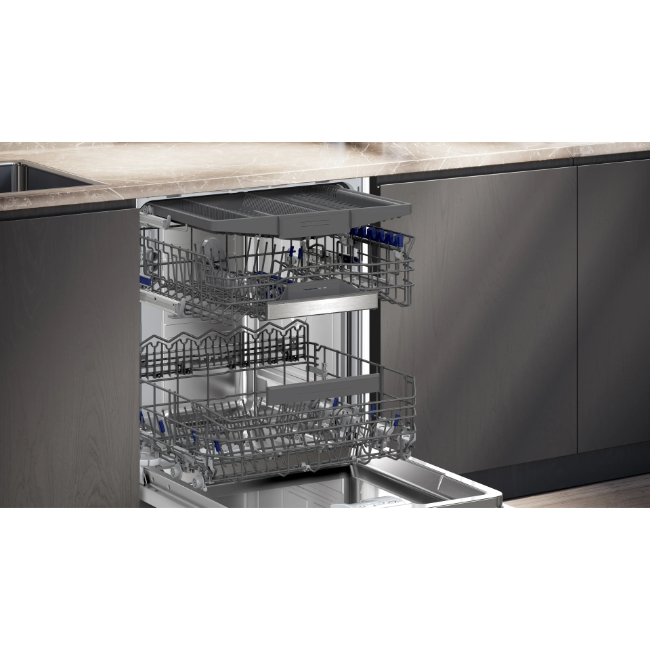 Siemens IQ500 Fully-Integrated Dishwasher - Black | SN95EX12CG - Image 4