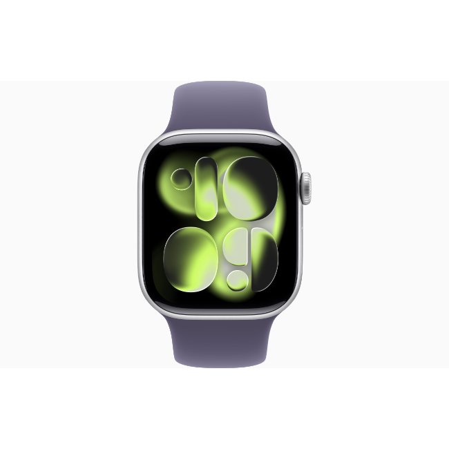 Apple Watch 11 42mm Med/Lrg - Silver/Purple Fog | MEU74MP-A