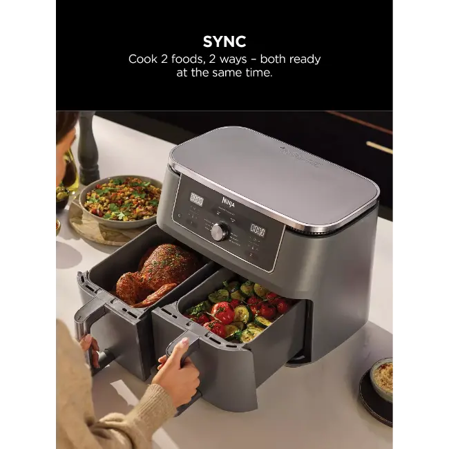 Ninja MAX 6-in-1 Dual Zone Air Fryer | 9.5L | DZ400UK - Image 4