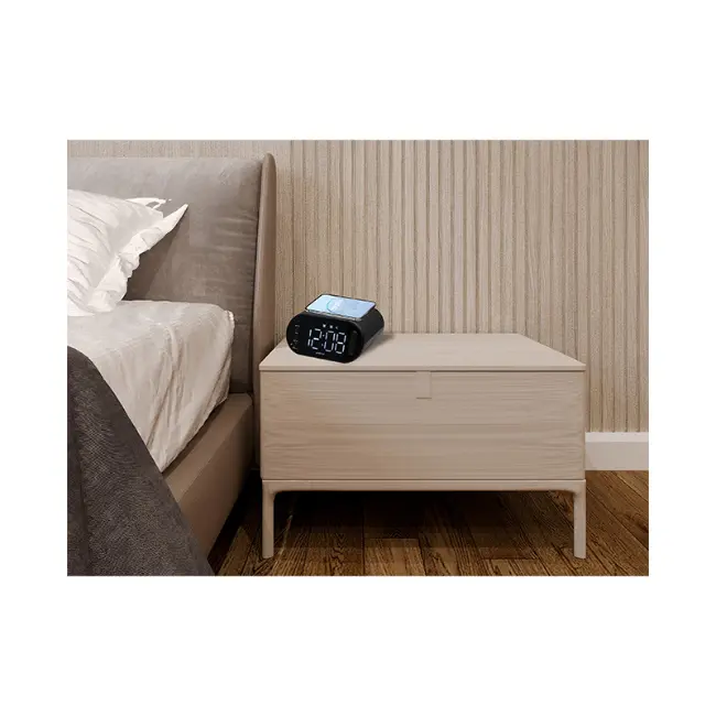 Groove Atlas II Alarm Clock Radio With Wireless Charging | GVCR06 - Image 5