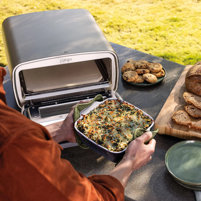 Ninja Artisan Electric Outdoor Pizza Oven & Air Fryer - Grey | MO201UK - Image 10