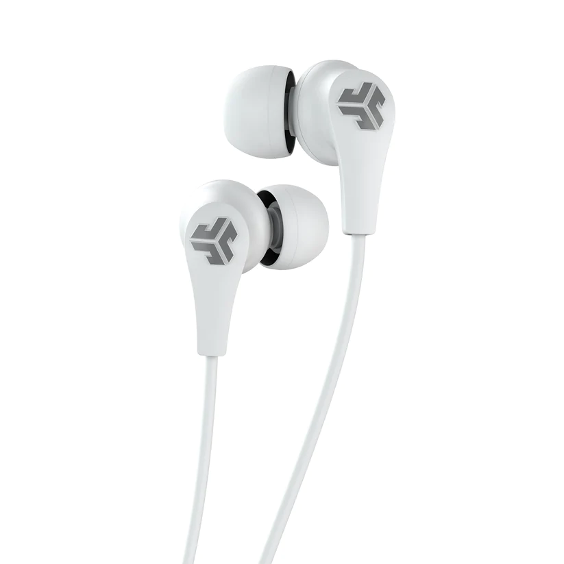 JLab JBuds Pro Wireless Earbuds - White & Grey | IENEBPRORWHTGRY - Image 2