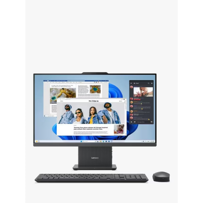 Lenovo Aio Desktop 27" R5 16gb/512gb - Luna Grey | F0HQ0044UK - Image 2