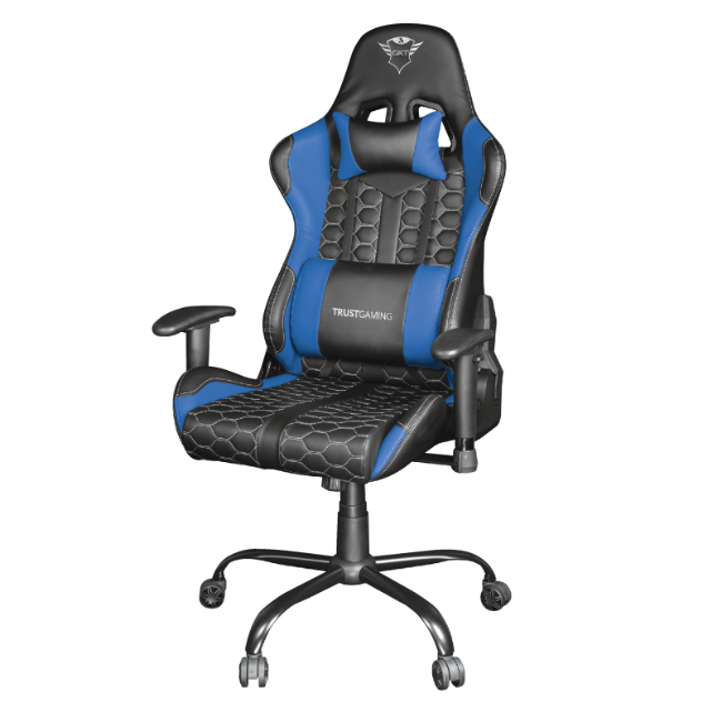 Trust GXT 708R Resto Gaming Chair Blue | T24435 - Image 3