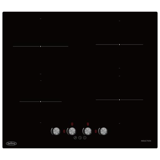 Belling 60cm 4 Zone Induction Hob | BRIH60BK Belling 60cm 4 Zone Induction Hob | BRIH60BK