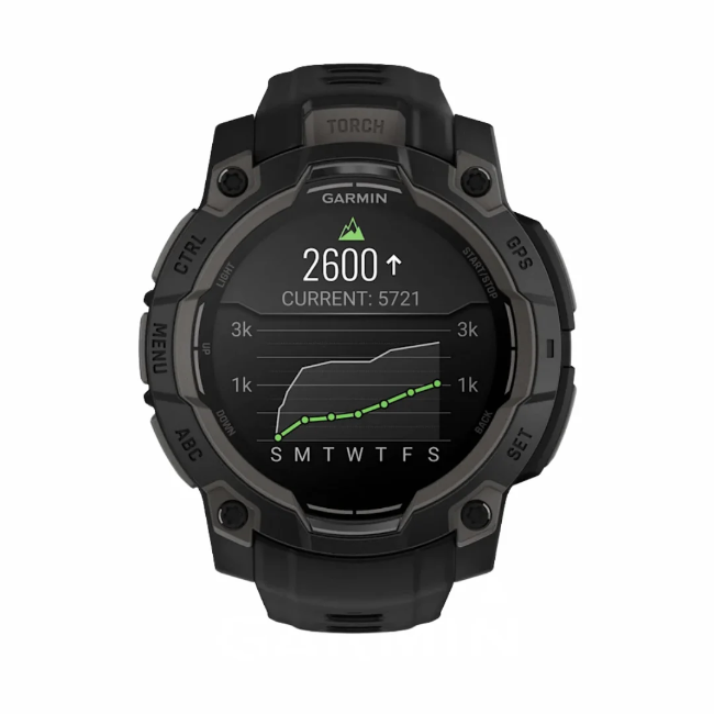 Garmin Instinct 3 Amoled 45 mm Smart Watch - Black | 010-02936-00 - Image 2