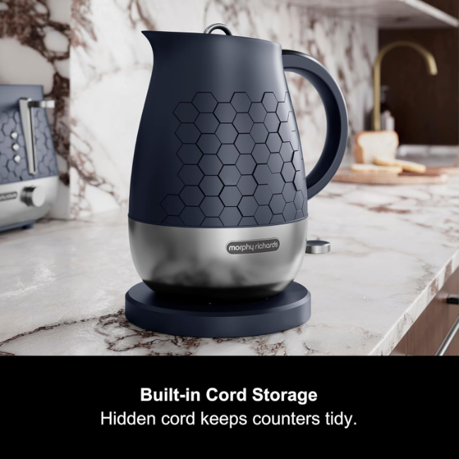 Morphy Richards Cassini 1.7L Jug Kettle | Outer Space Blue | 103021 - Image 2