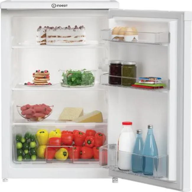 Indesit Freestanding Under Counter Larder Fridge - White | I55R1112WUK - Image 3 Indesit Freestanding Under Counter Larder Fridge - White | I55R1112WUK - Image 3