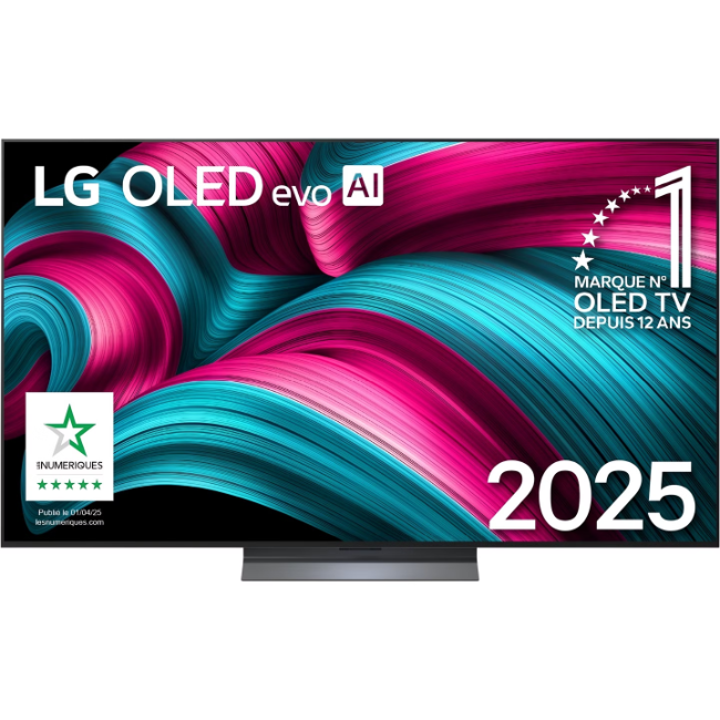LG 65" OLED Evo Ai C5 4k Smart TV - Black | OLED65C54LA.AEK