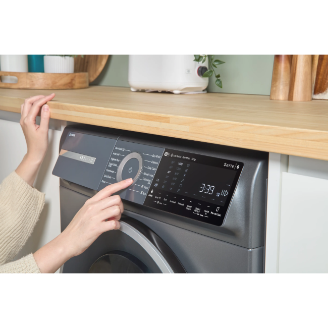 Bosch Series 6 Washing Machine 10kg 1400sp - Cast Iron Grey | WGH254ARGB - Image 12