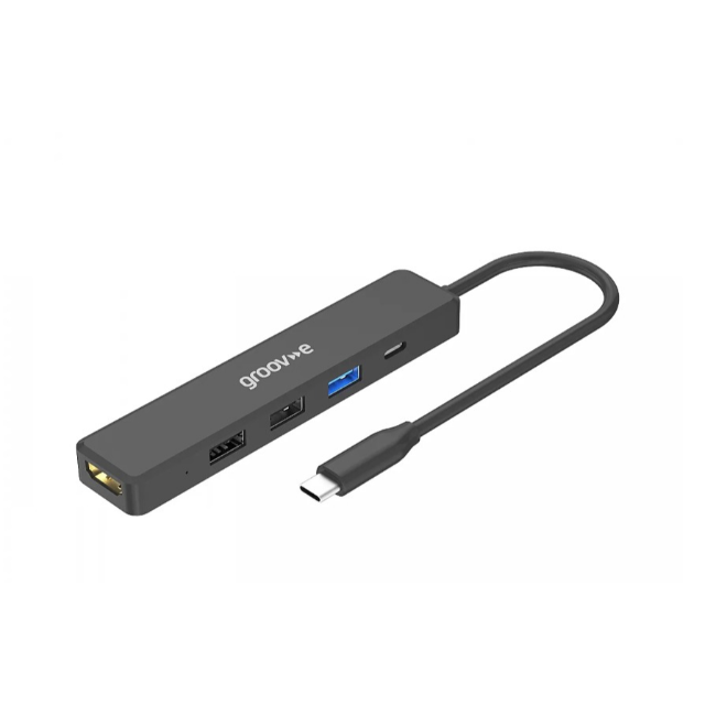 Groove Multiport 5 Port Hub | GVPC10BK