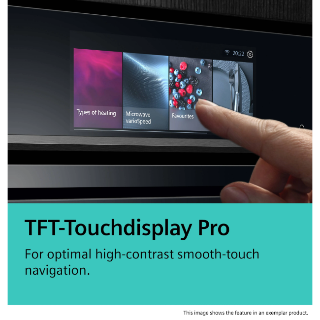 Siemens IQ700 Built-in Oven 60 x 60 cm - Black | HB778G3B1B - Image 5