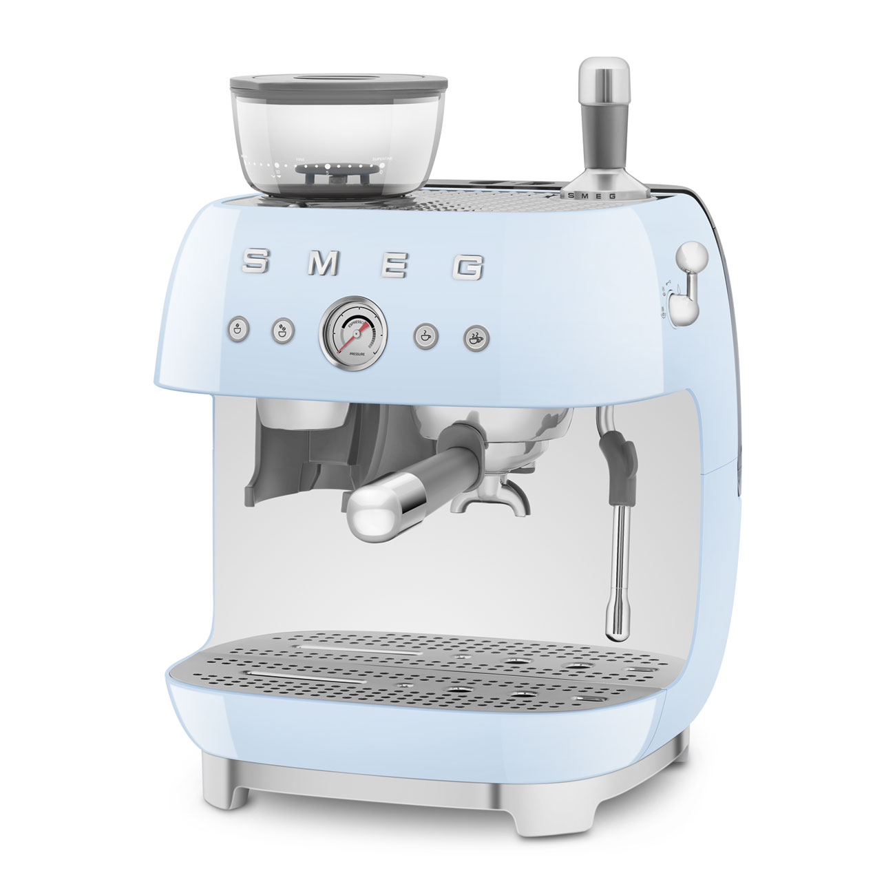 Smeg Espresso Bean To Cup Coffee Machine - Blue | EGF03PBUK - Image 2