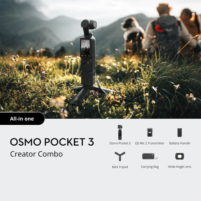 Dji Osmo Pocket 3 Creator Combo - Black | CPOS.00000302.02 - Image 7 Dji Osmo Pocket 3 Creator Combo - Black | CPOS.00000302.02 - Image 7