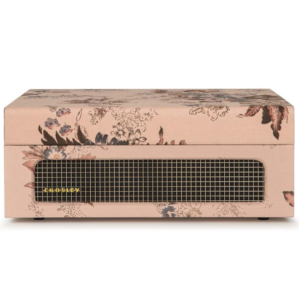 Crosley CR8017B-FL4 Voyager Portable Turntable with Built-in Bluetooth Receiver - Floral | CR8017B-FL4 - Image 2