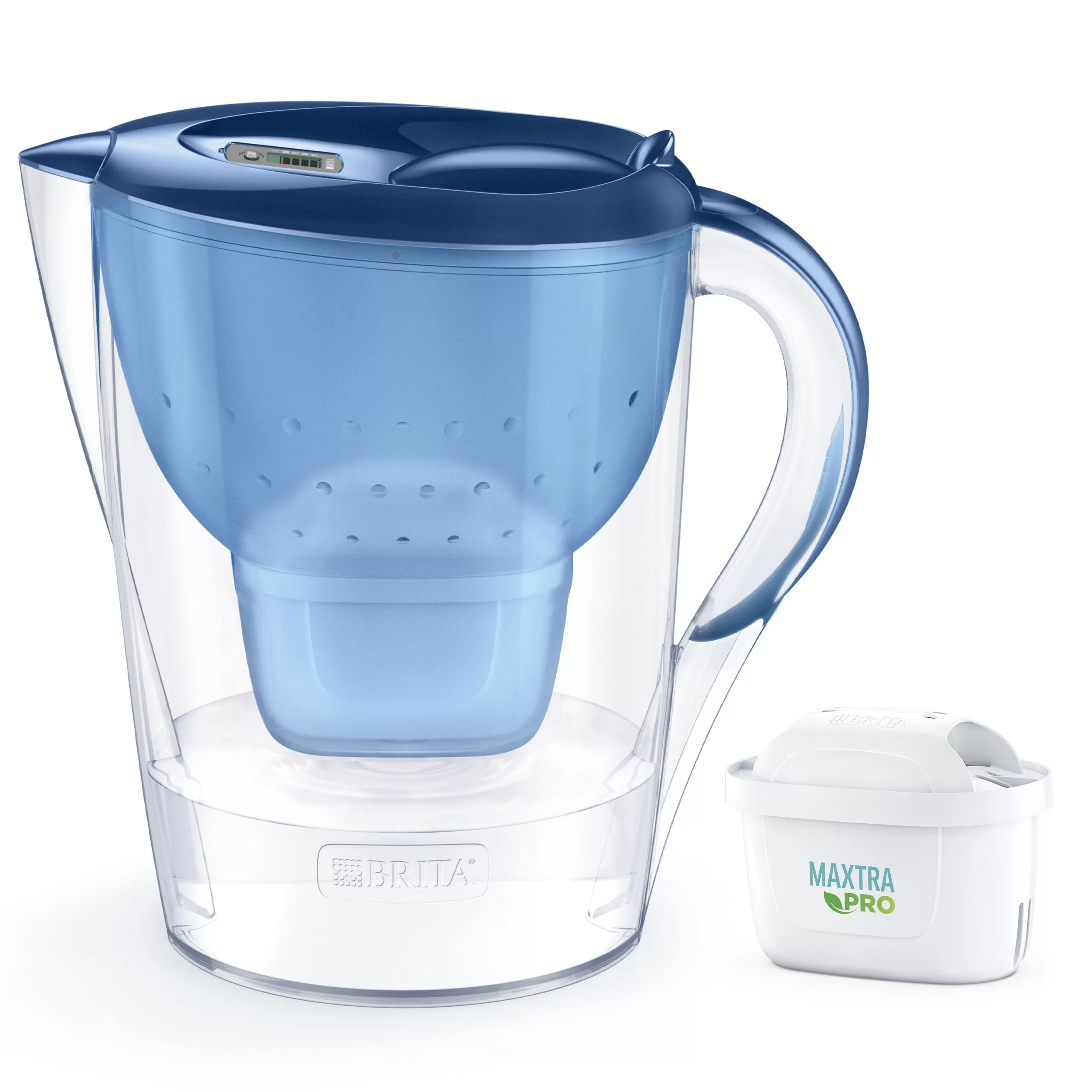Brita Marella XL Blue Water Filter Jug +1 Maxtra Pro Water Filter | S1051122 Brita Marella XL Blue Water Filter Jug +1 Maxtra Pro Water Filter | S1051122