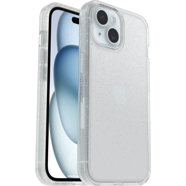 Otterbox Symmetry Series iPhone 15 | 14 | 13 Stardust Case | Clear | 77-92669
