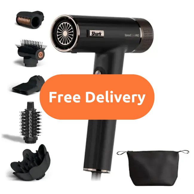 Shark SpeedStyle Pro 5-in-1 High-Velocity Hair Dryer | Black | HD752UK Shark SpeedStyle Pro 5-in-1 High-Velocity Hair Dryer | Black | HD752UK