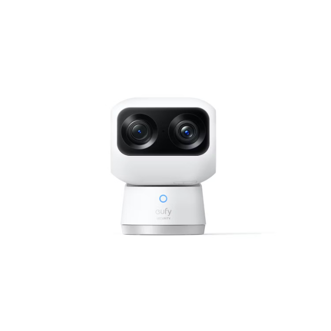 Eufy S350 4K Indoor Cam Dual Pan & Tilt Camera with 4K Zoom & 2K Wide Lenses | T8416221 Eufy S350 4K Indoor Cam Dual Pan & Tilt Camera with 4K Zoom & 2K Wide Lenses | T8416221