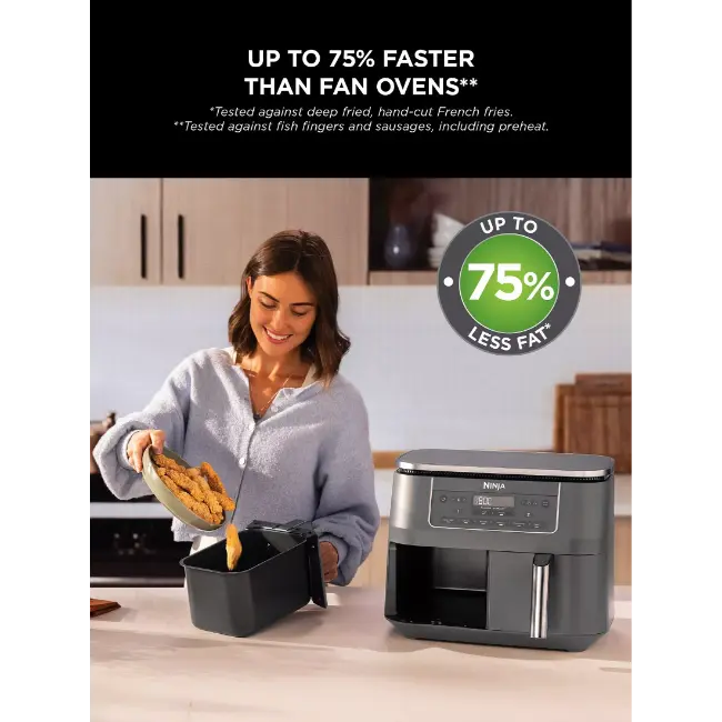 Ninja 6-in-1 Dual Zone Air Fryer | 7.6L | DZ300UK - Image 7