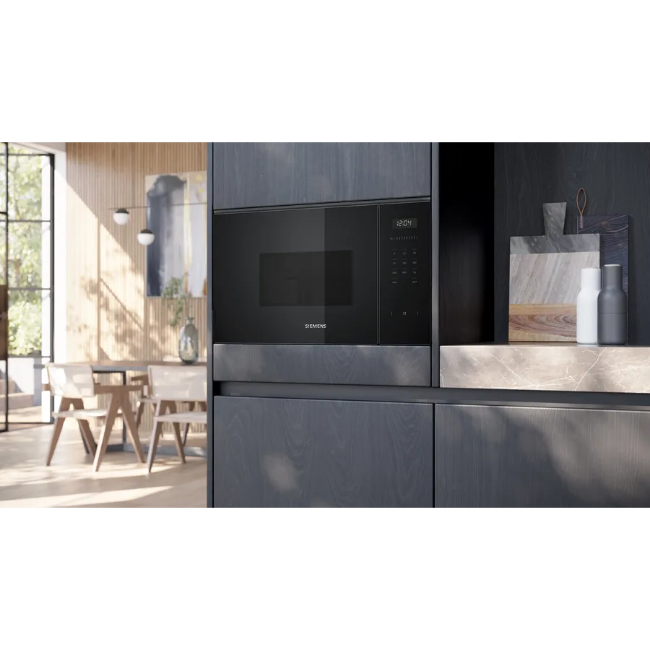 Siemens IQ500 Built-In Microwave - Black | BF525LMB1B - Image 3