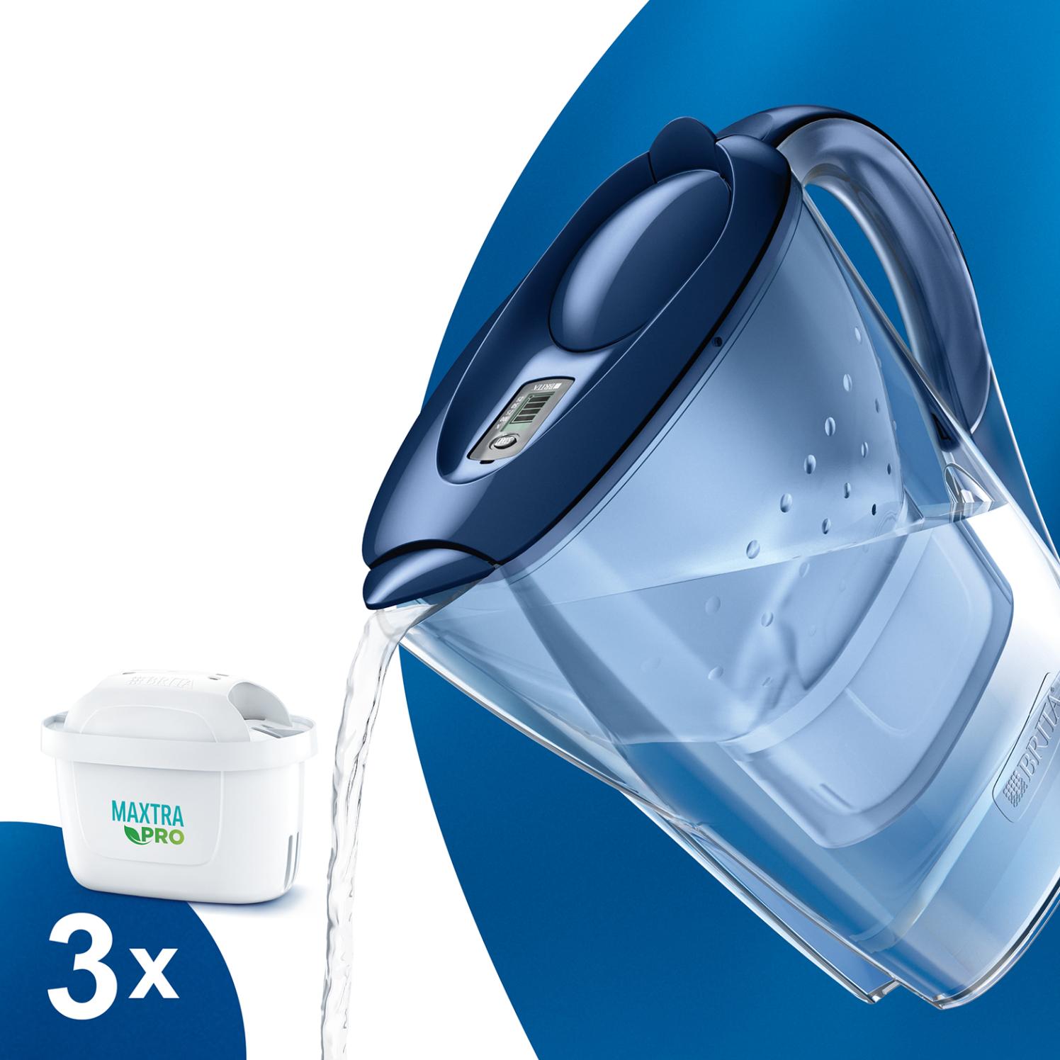 Brita 2.4L Marella Blue +3 Maxtra Pro Water Filter | S1051135 - Image 4