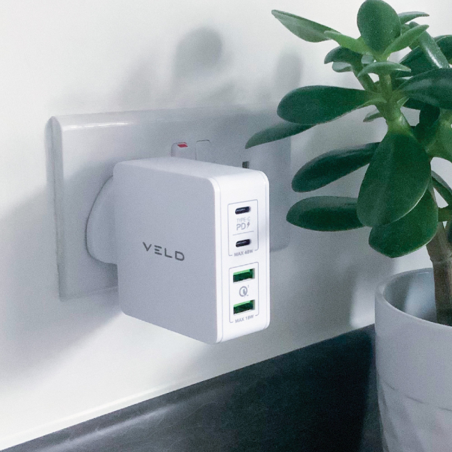 VELD Super Fast Charger 66W - 4 Port | VH66EW - Image 2