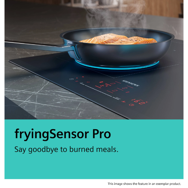 Siemens IQ500 Induction Hob with Integrated Ventilation System 80 cm - Black | ED851HQ26E - Image 7