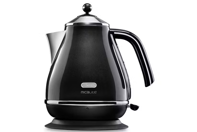 Delonghi 1.7l Icona Micalite Kettle - Black | KBOM3001BK Delonghi 1.7l Icona Micalite Kettle - Black | KBOM3001BK
