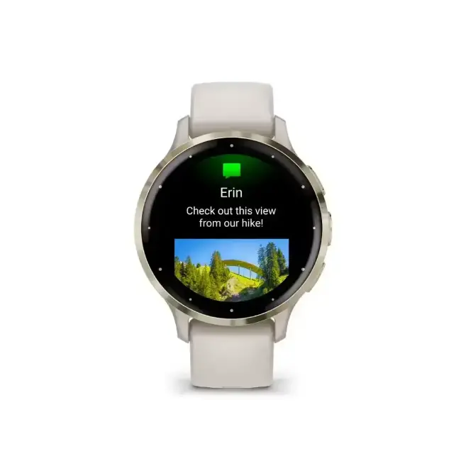 Garmin Venu 3S Smartwatch | Gold & Ivory | 010-02785-04 - Image 2