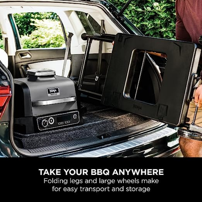 Ninja Woodfire Electric BBQ Grill Stand - Black | XSKGRLLSTDEUK - Image 5