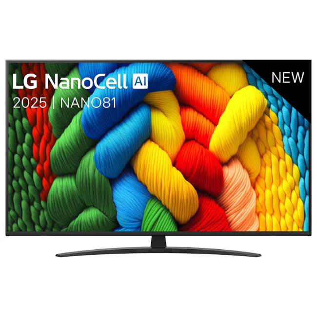LG 50" Nanocell Ai Nano81 4k Smart TV - Black |  50NANO81A6A.AEK