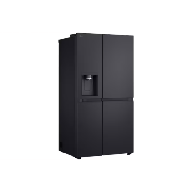 LG 628L Side-By-Side Fridge Freezer with Water & Ice Dispenser - Matte Black | GSLE81EPBD - Image 3